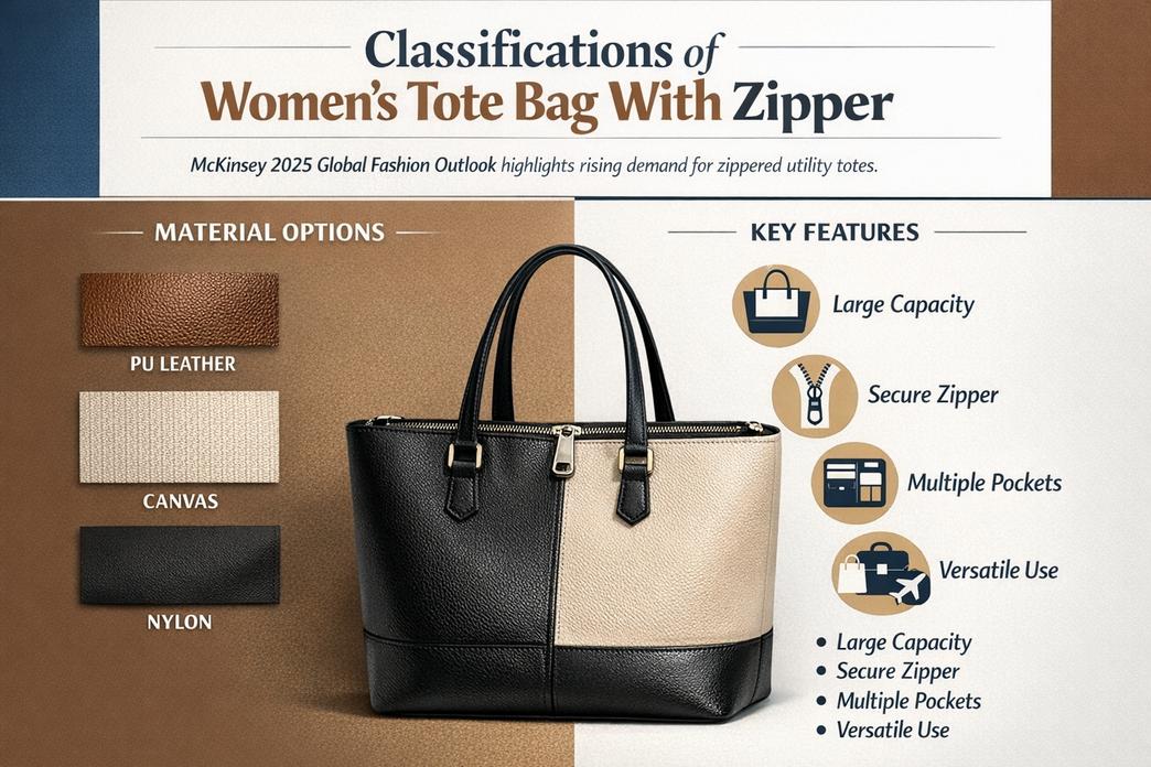Ultimate Guide To Womens Tote Bag With Zipper For Wholesale Buyers 1