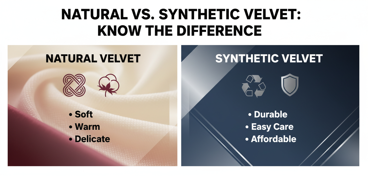 what is velvet made of