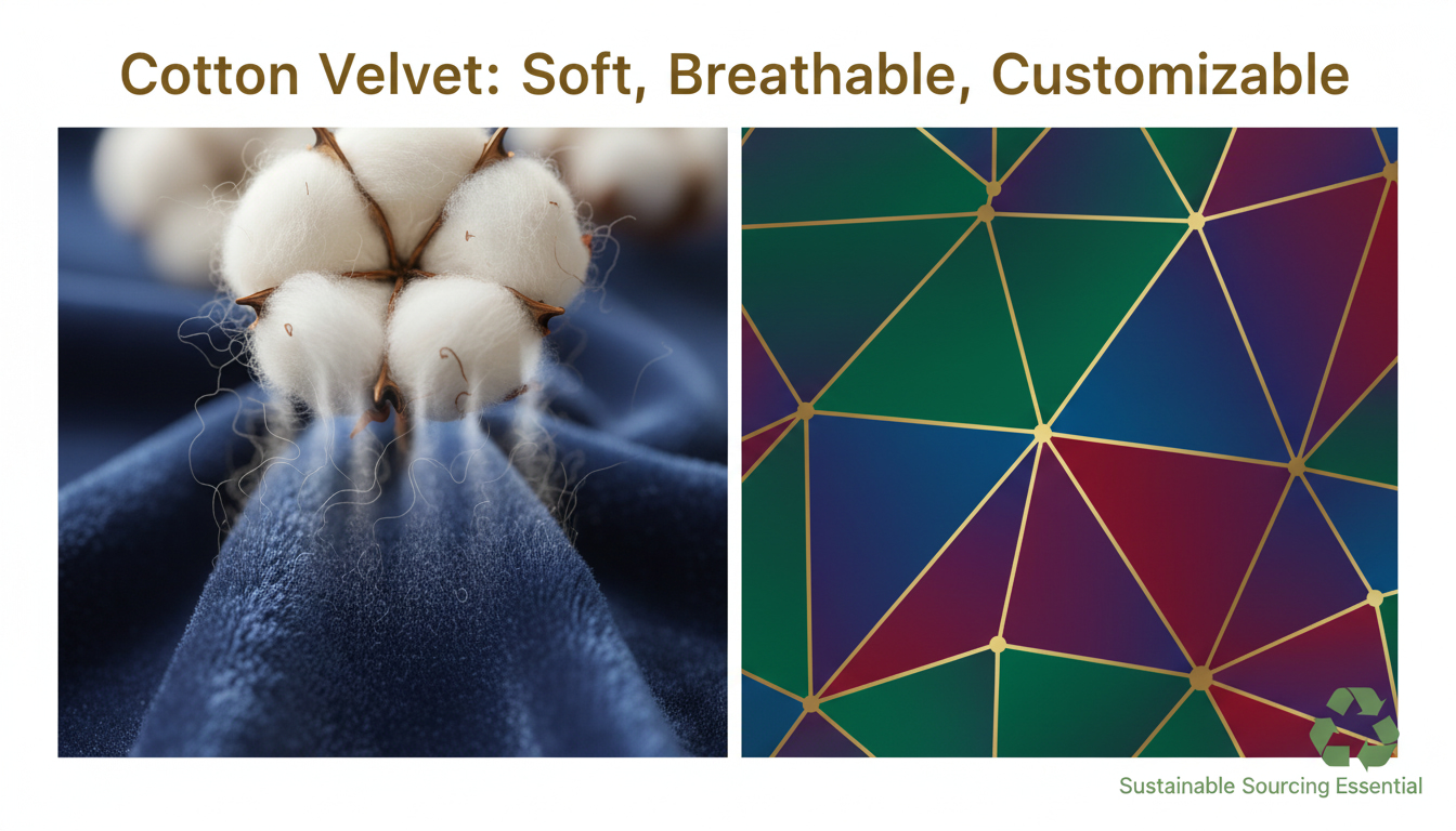 what is velvet made of