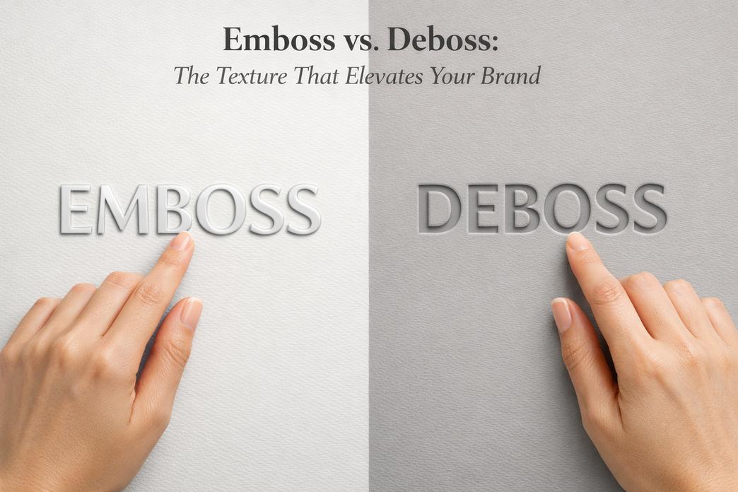 What’s the Difference Between Emboss and Deboss in Design?