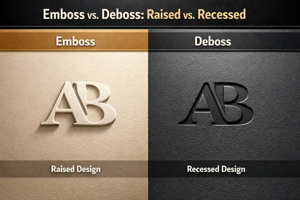 В чем разница между тиснением и выдавливанием в дизайне 1