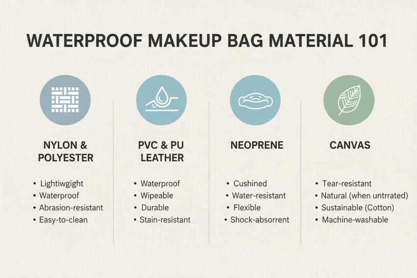 Which Makeup Bag Material Is Truly Waterproof 1