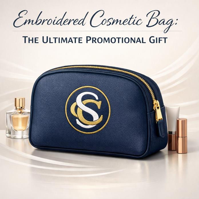 Why an Embroidered Cosmetic Bag is the Ultimate Promotional Gift