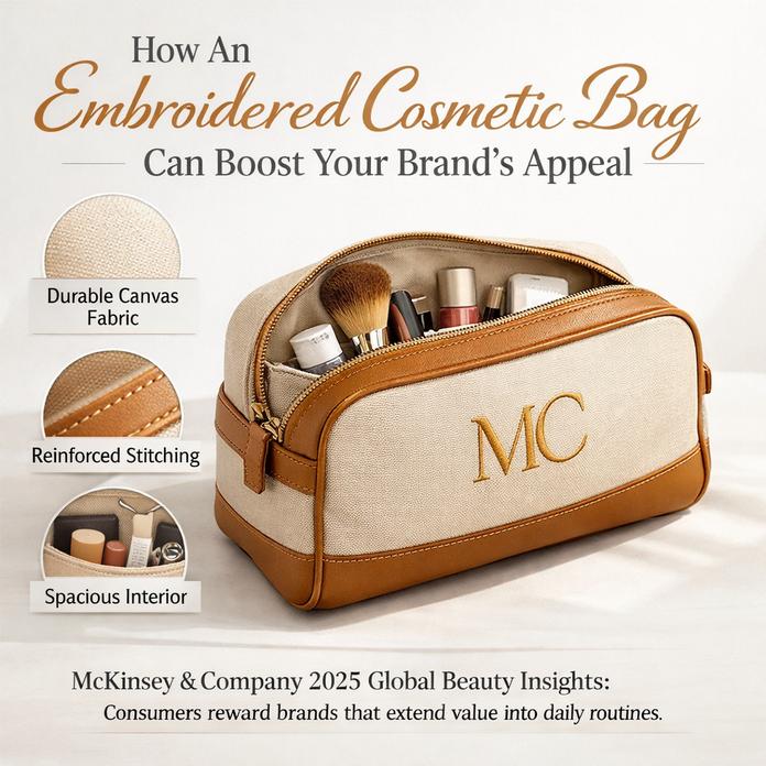 Why An Embroidered Cosmetic Bag Is The Ultimate Promotional Gift 2