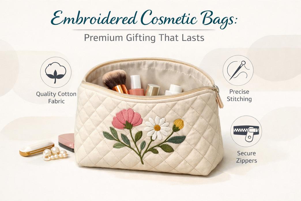Why An Embroidered Cosmetic Bag Is The Ultimate Promotional Gift 6