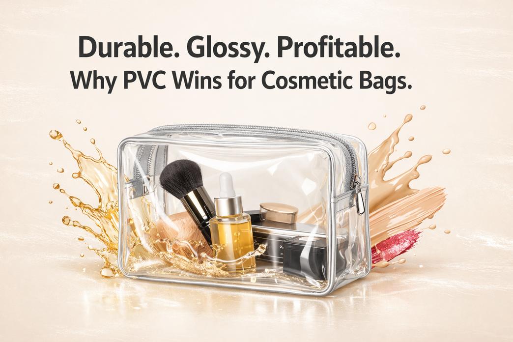 Why PVC Handbag Material Is Ideal for Cosmetic Bags？