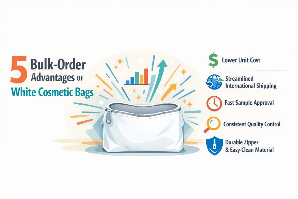 Why White Cosmetic Bags Top Wholesale Sales Lists 2