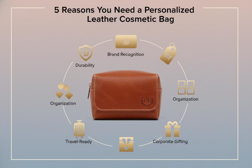 Why You Need A Personalized Leather Cosmetic Bag 1